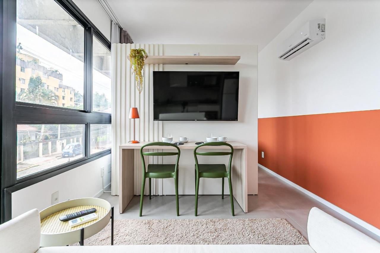 Studio com estacionamento, próximo à Lagoa da Conceição - Trindade Florianópolis Exterior foto